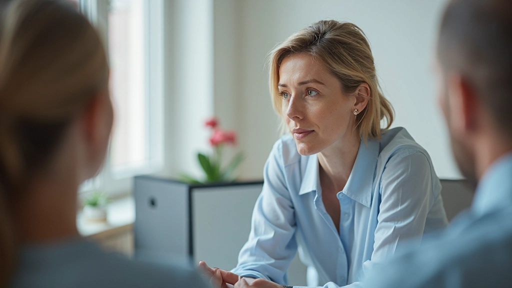 Twee mensen die duidelijk in een diepgaand gesprek verwikkeld zijn met volledige aandacht en wederzijds begrip